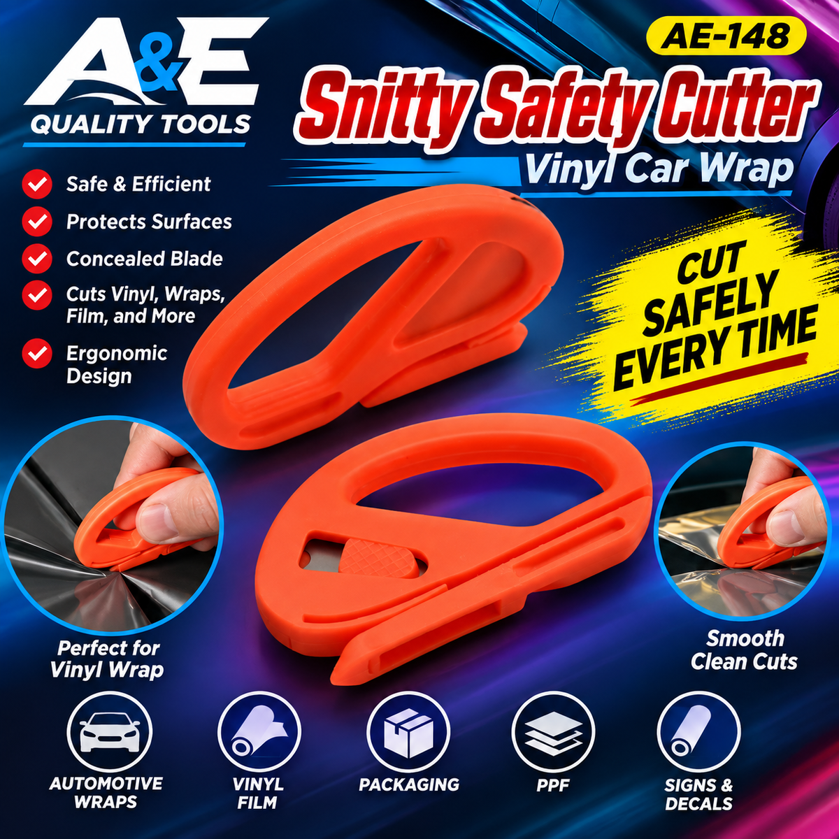 AE-148 Snitty Safety Cutter