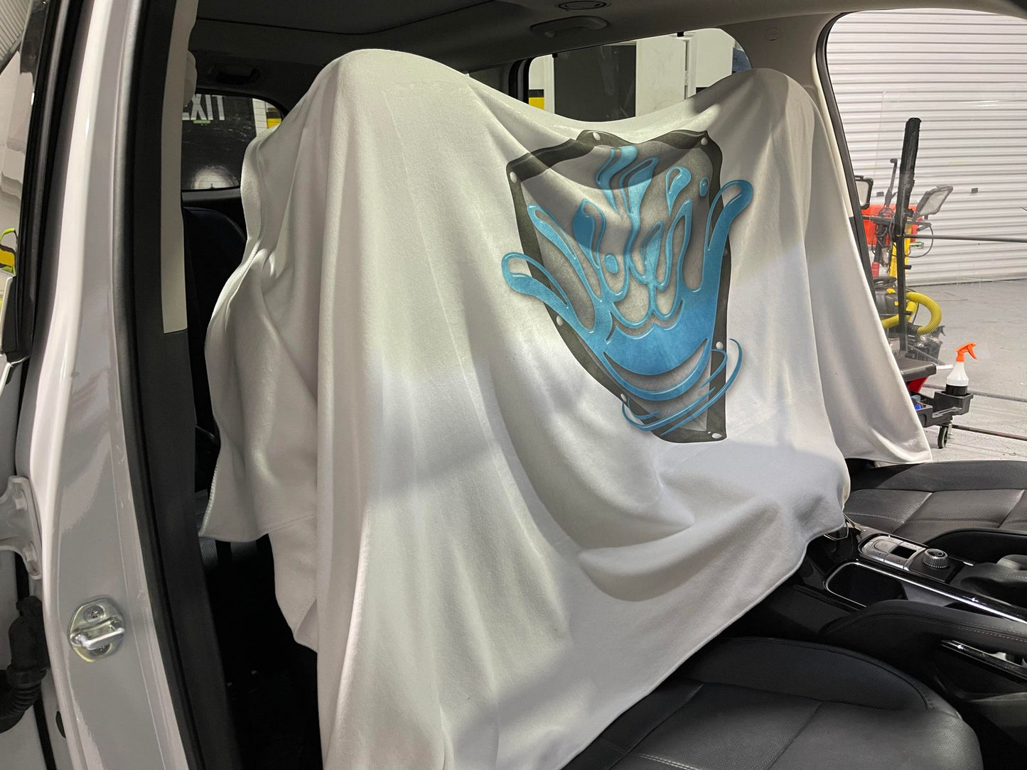 SoakShield Microfiber Cyber Truck Dash or Hood & Seat Cover XXXL
