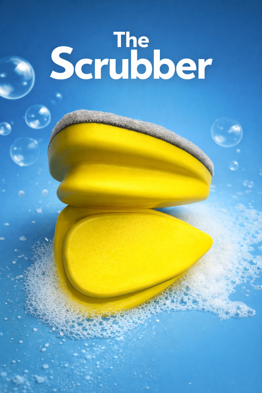 Hand held scrubber